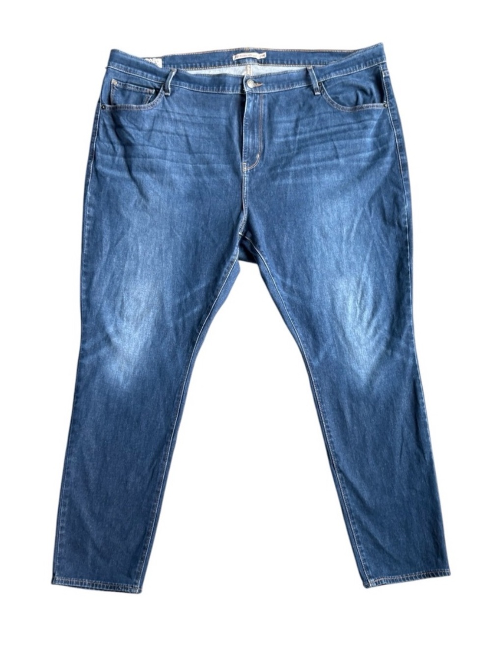 Levi’s Premium Big E 721 High Rise Skinny Jeans Medium Wash 24W Stretch